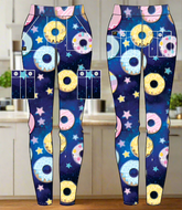Fancy Doughnut Galaxy Cargo Pants
